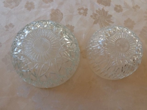 Hausrat - Glaswaren - Glasschüsseln, 2 Stück, groß/klein Bild 2