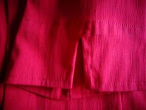 Damenbekleidung Bluse ca. Gr. 38/40, rot, Stretch, 3/4--Arm Bild 4