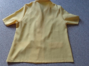 Bluse Kurzarm Kurzarmbluse kanariengelb Gr. 50 bzw. ca. Gr. XXL Bild 2