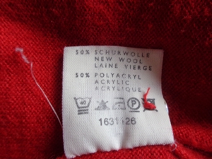 Twin-Set, Feinstrick, Jacke und Pullover, rot, Gr. XL, bitte nachmessen! Bild 6