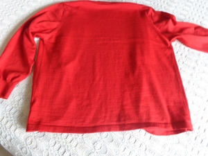 Twin-Set, Feinstrick, Jacke und Pullover, rot, Gr. XL, bitte nachmessen! Bild 4