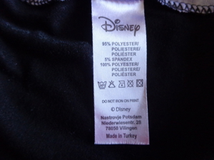 Vintage - Top, Longtop, Gr. XS bzw. ca. Gr. 34, schwarz/blau, Disney Bild 4