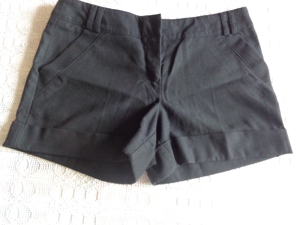 Vintage - Hotpants, Shorts, kurze Hose, schwarz, Gr. 36 bzw. ca. Gr. S, Orsay Bild 1
