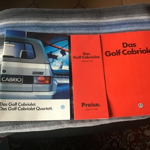 Betriebshandbuch von Golf Cabrio und Passat Bild 2