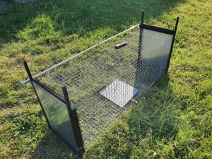Neuwertig! Große Lebendfalle Tierfalle Raubwildfalle verzinkt! TOP! Bild 2