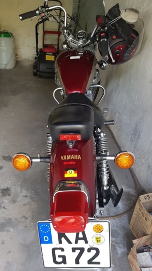 Motorrad Yamaha Virago 125 ccm Bild 3