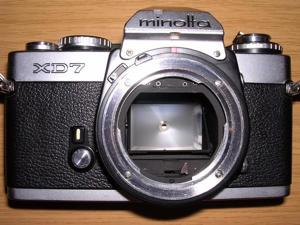 Spiegelreflex Minolta XD7, technisch und optisch in gutem Zustand. Foto Film Dia Bild 3