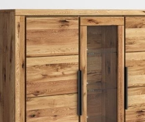 Highboard Greta Eiche teilmassiv geölt ET-2555 Bild 4