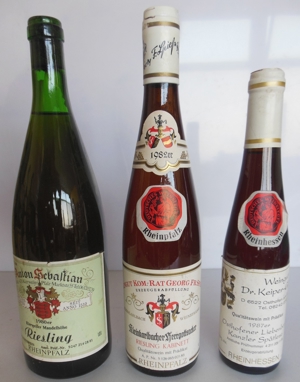 8 x alte Weine - Sammlerweine - 1972 - 1987 Bild 2