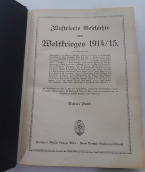 Illustrierte Geschichte des Weltkrieges 1914/15 - Band1 -3 Bild 5