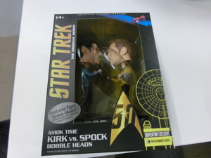 Star Trek Amok Time Kirk and Spock Bobbleheads