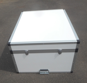 Transportbox - Lagerbox - rollbar - abschließbar - Mat. = GFK San Bild 4