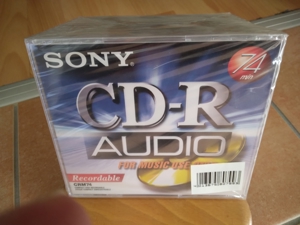 Cd-r sony audio rohlinge