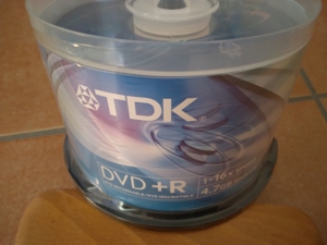 Dvd+r tdk 50 discs rohlinge