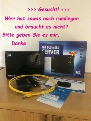 Wer hat noch einen alten ausrangierten 1&1 Business-Server rumliegen?