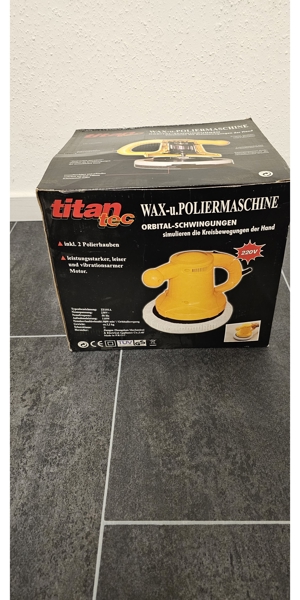 Wachs-und Poliermaschine Titan tec neu, in Originalverpackung Bild 1