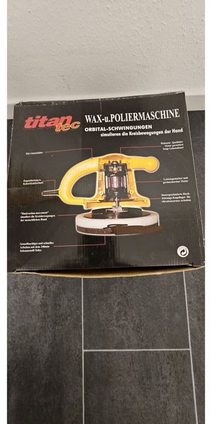 Wachs-und Poliermaschine Titan tec neu, in Originalverpackung Bild 2