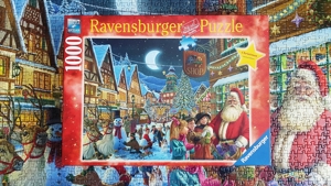 RAVENSBURGER Puzzle 1000 Teile Limited Edition Christmas - Weihnachtsfreuden Bild 1