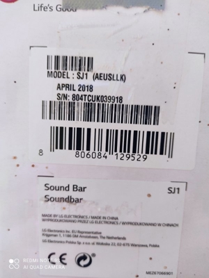 LG Soundbar SJ1 Bild 4