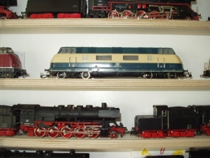 Märklin HO unbespielt analog Diesel-Lok 220 012-9 DB ca.50 Jahre