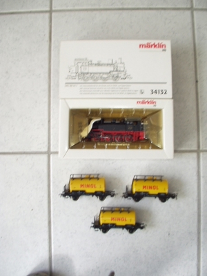 Märklin HO 34132 neuer DDR Güterzug BR 92,7 inkl.4 neue Güterwagen Bild 1