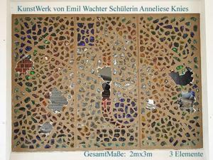 Elemente GlaswerkeWand, Emil Wachter Schülerin Anneliese Knies Bild 2