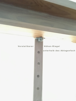 Staffelei aus Voll-Holz +Ablagefach Bild 6