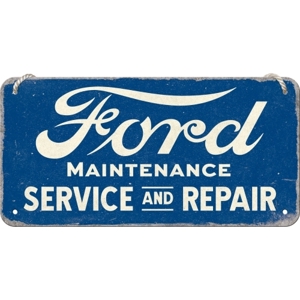 Ford Hängeschild Service & Repair Blechschild 20x10 cm