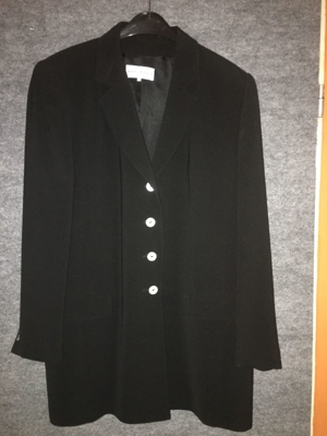 Damen Long Blazer schwarz Gr. 42 Bild 7