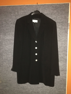 Damen Long Blazer schwarz Gr. 42 Bild 6