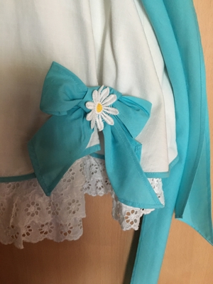 Festliches Mädchen Sommerkleid Gr. 128 Bild 3