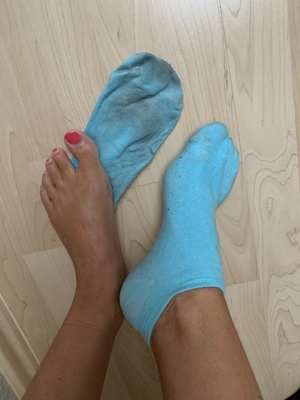 meine duften sexy blauen Sneaker Socken Bild 1
