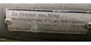 Anhänger Heinemann, 750kg, ungebremst Bild 6