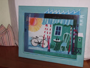 ROSINA WACHTMEISTER °°Pausa in Bicicletta"" Kunstdruck ( Kunstdruck ) Bild 1