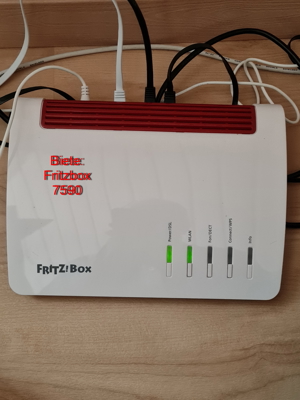 Fritzbox 7590 Router Homeserver USB Mesh Repeater Anrufbeantworter Fax WLAN Gäste Bild 1