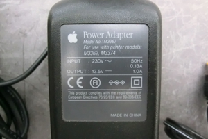 Apple Power Adapter, Netzteil Modell Nr.: M3367 Bild 2