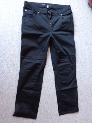 Damen - Hose Jeans Stooker/Tokio Gr. 42 schwarz Regular Stretch Bild 1