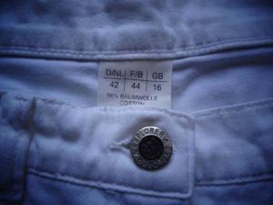 #Hose Jeans 5-Pocket-Form Gr. 40/42, weiß, Marke Explorer Bild 2