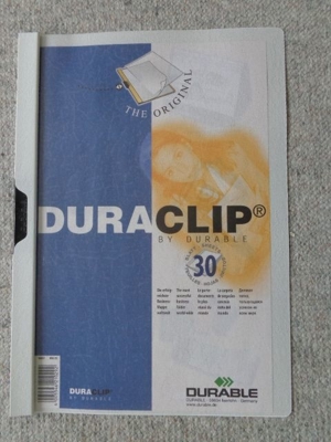 Klemm-Mappe DURACLIP DIN A4 f. 30 Blatt, 7 Stück Bild 2