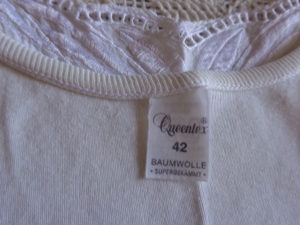 Vintage - Unterhemd, Unterwäsche, Damen, 1 Stück rosa, 2 alte weiße geschenkt, ca. Gr. 38/40 Bild 5