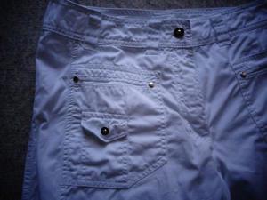 Damen Hose Caprihose Gr. 40 bzw. ca. Gr. M weiß NEU Bild 3