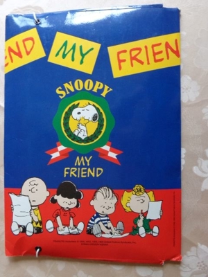Kinderartikel Schulartikel Klappmappe mit Snoopy von den Peanuts Bild 2
