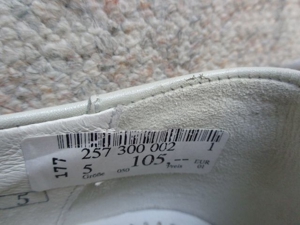 Damenschuhe Waldläufer Gr. 5 bzw. Gr. 38 ecru Leder, Fußbett Bild 9
