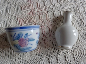 Haushalt Deko, Vase klein, Schale klein, je Stück 2,50 Euro Bild 2