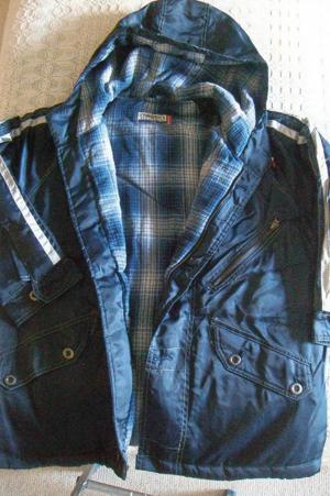 Winterjacke, Jacke, Outdoorjacke, Gr. 146 152, gefüttert mit warmem Karostoff, H&M