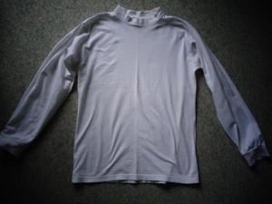 Mädchenbekleidung Shirt T-Shirt mit langen Ärmeln ca. Gr. 158/164 weiß Bild 1