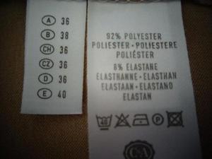 Damenbekleidung Hose Stoffhose beige Gr. 36 bzw. ca. Gr. S Stretch 15,00 Euro Bild 4