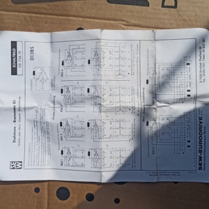SEW Getriebemotor DW71C4BS 0.25 kW gebraucht