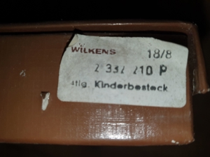 Wilkens Kinderbesteck 4tlg. Silbermanufaktur Bild 8