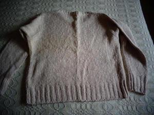 Damenbekleidung Pullover Kurz-Pullover mit Rhombenmuster ca. Gr. 32/34 Bild 2